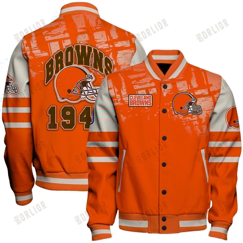 Cleveland Browns Football Team 2024 - 25 A Class Above Unisex Varsity Jacket