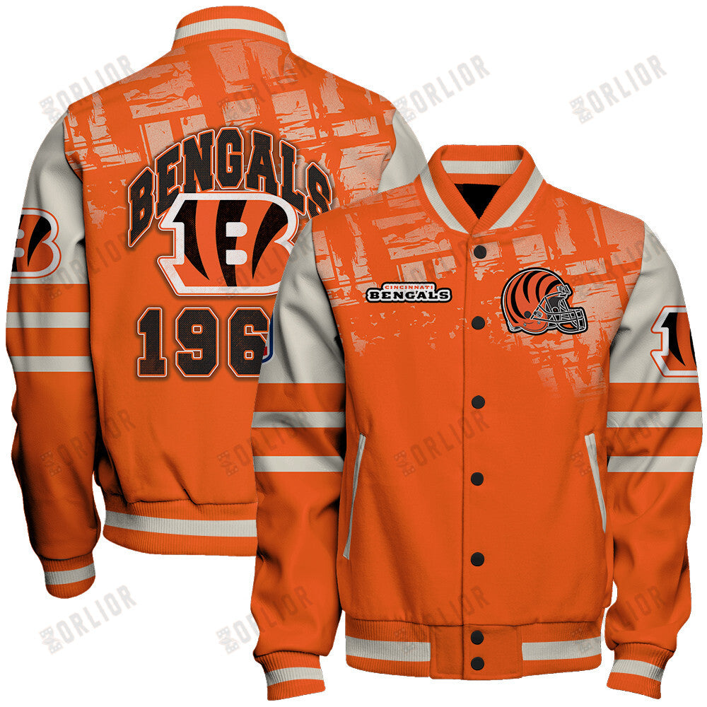 Cincinnati Bengals Football Team 2024 - 25 A Class Above Unisex Varsity Jacket