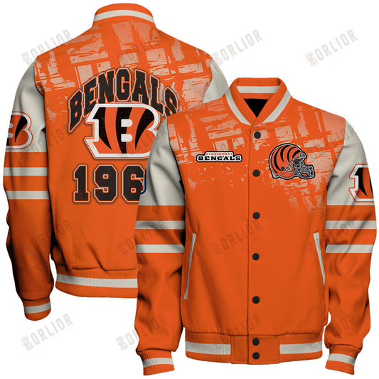 Cincinnati Bengals Football Team 2024 - 25 A Class Above Unisex Varsity Jacket