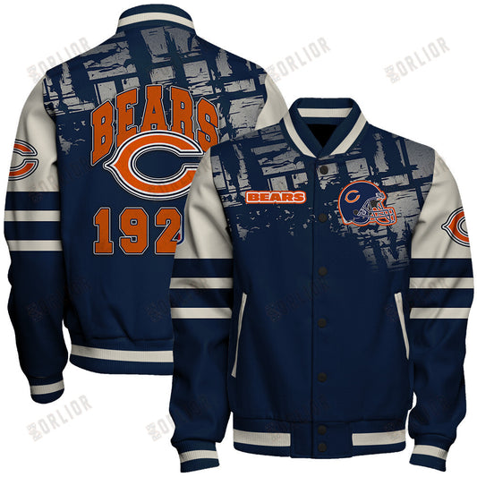 Chicago Bears Football Team 2024 - 25 A Class Above Unisex Varsity Jacket
