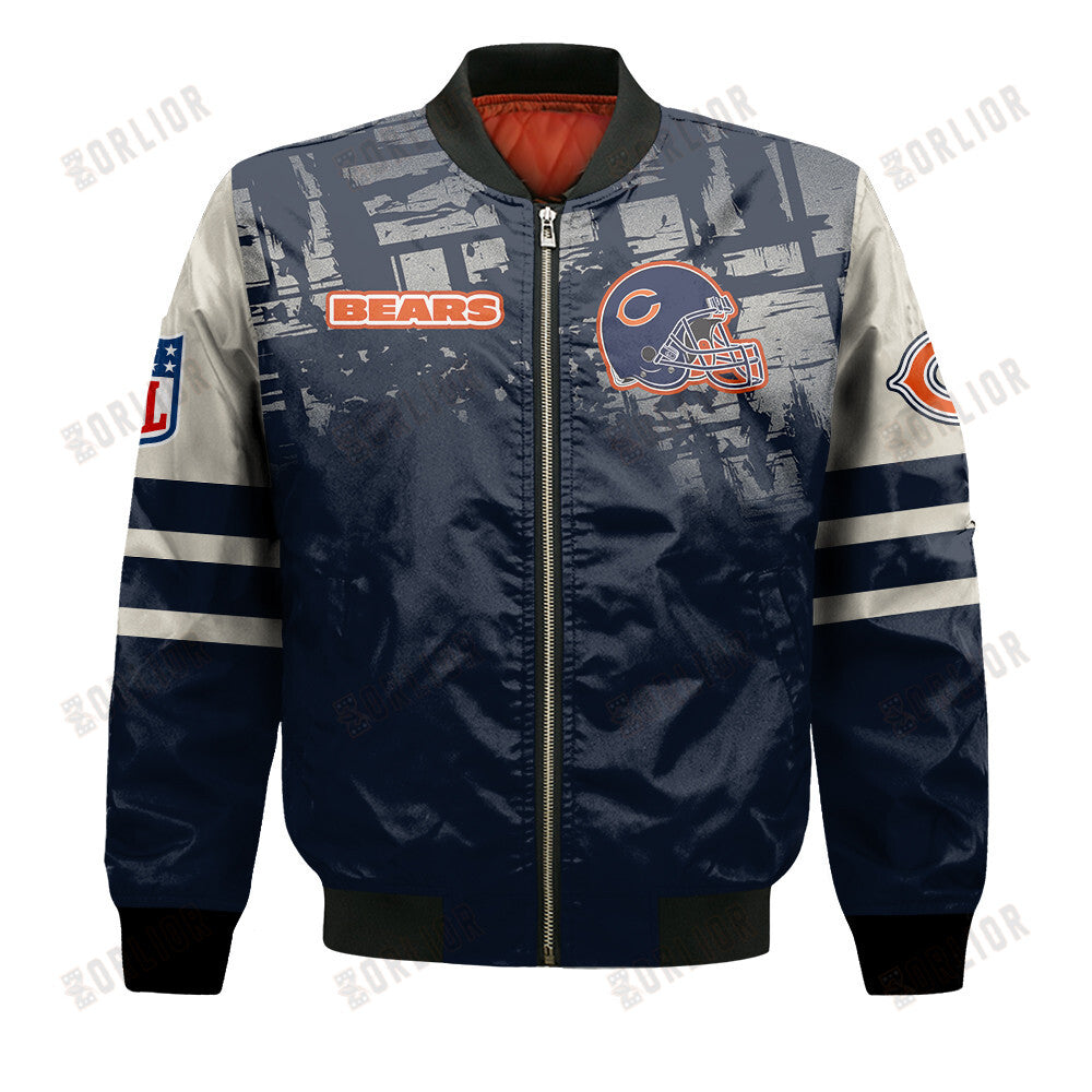 Chicago Bears Football Team 2024 - 25 A Class Above Bomber Jacket