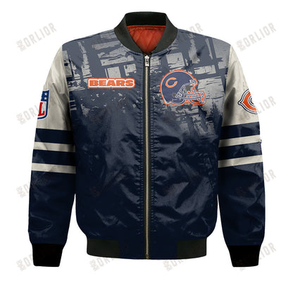 Chicago Bears Football Team 2024 - 25 A Class Above Bomber Jacket