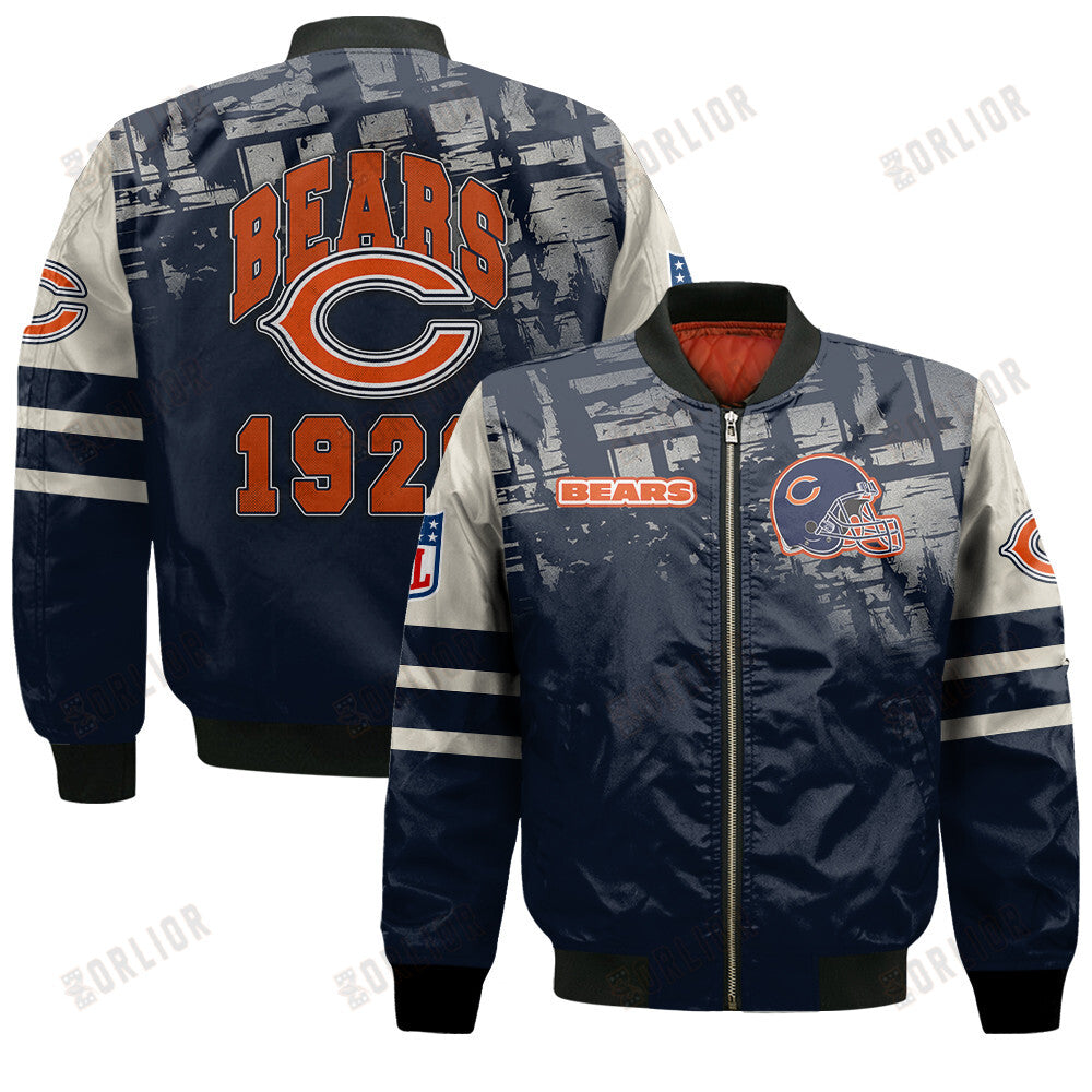 Chicago Bears Football Team 2024 - 25 A Class Above Bomber Jacket