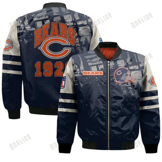 Chicago Bears Football Team 2024 - 25 A Class Above Bomber Jacket