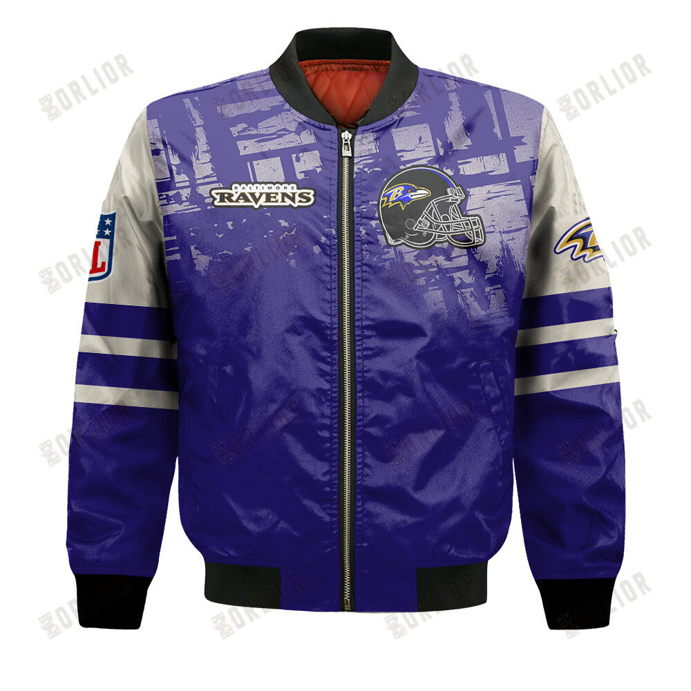 Baltimore Ravens Football Team 2024 - 25 A Class Above Bomber Jacket