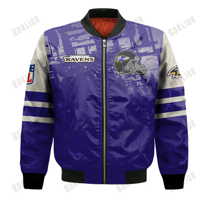 Baltimore Ravens Football Team 2024 - 25 A Class Above Bomber Jacket