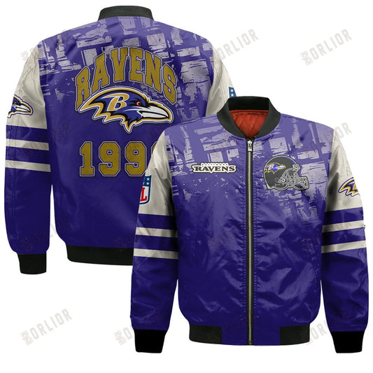 Baltimore Ravens Football Team 2024 - 25 A Class Above Bomber Jacket