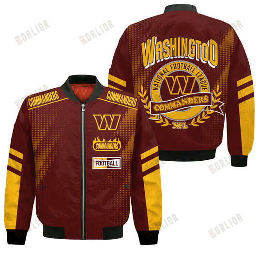 Washington Commanders Football Team 2024 - 25 The Light Of The Star Bomber Jacket