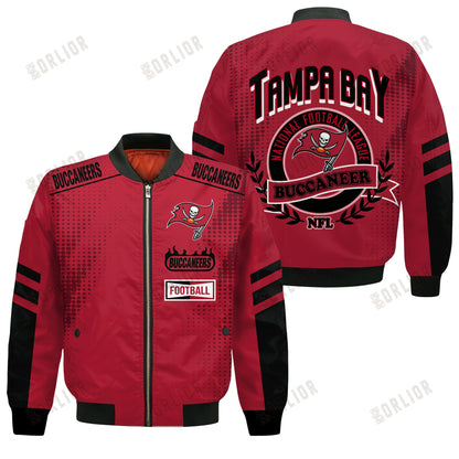 Tampa Bay Buccaneers Football Team 2024 - 25 The Light Of The Star Bomber Jacket