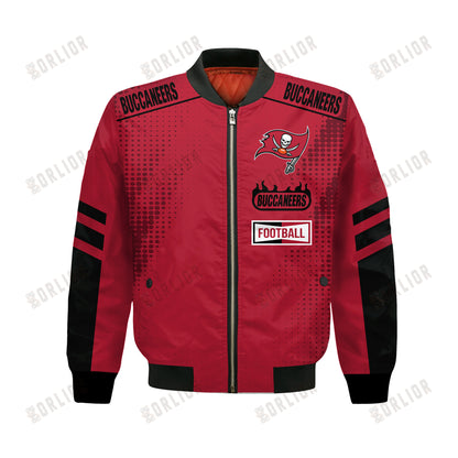 Tampa Bay Buccaneers Football Team 2024 - 25 The Light Of The Star Bomber Jacket