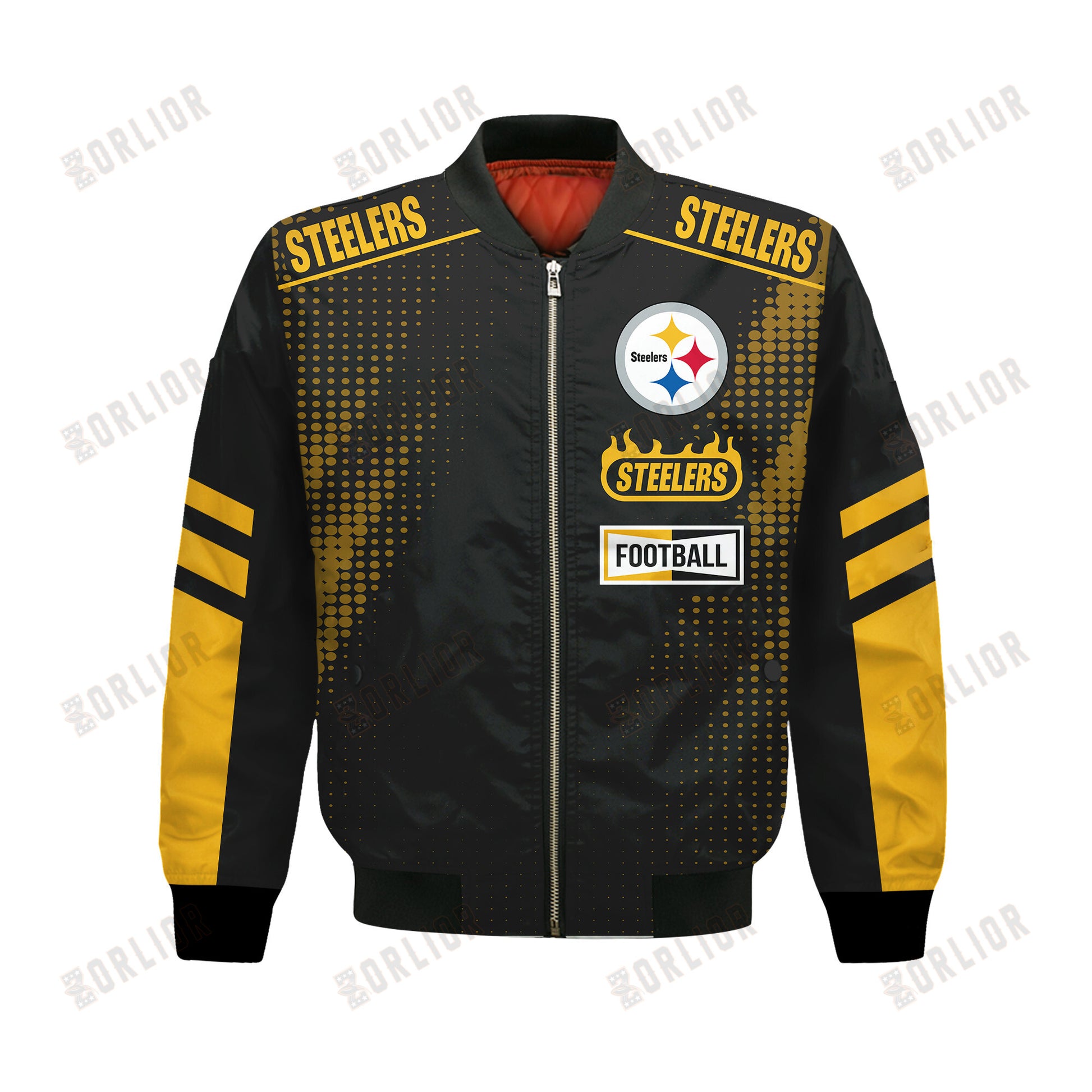Pittsburgh Steelers Football Team 2024 - 25 The Light Of The Star Bomber Jacket