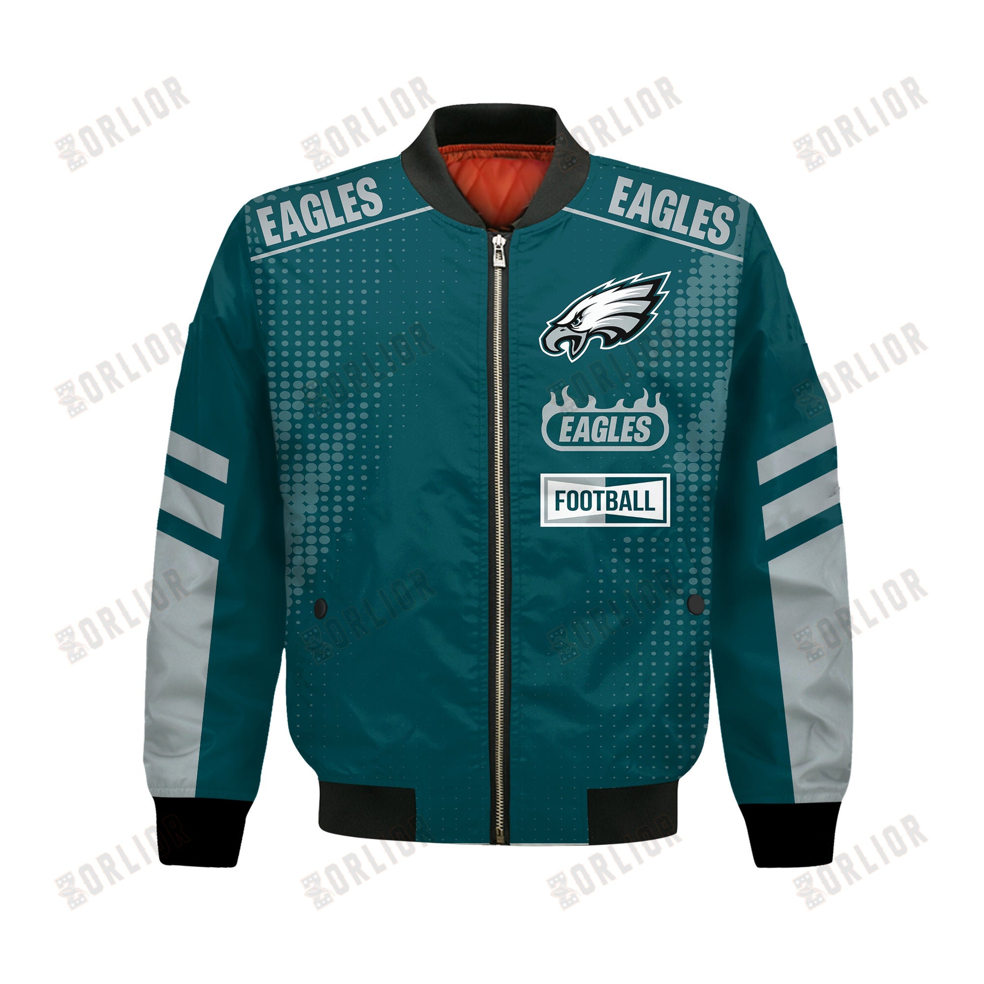Philadelphia Eagles Football Team 2024 - 25 The Light Of The Star Bomber Jacket