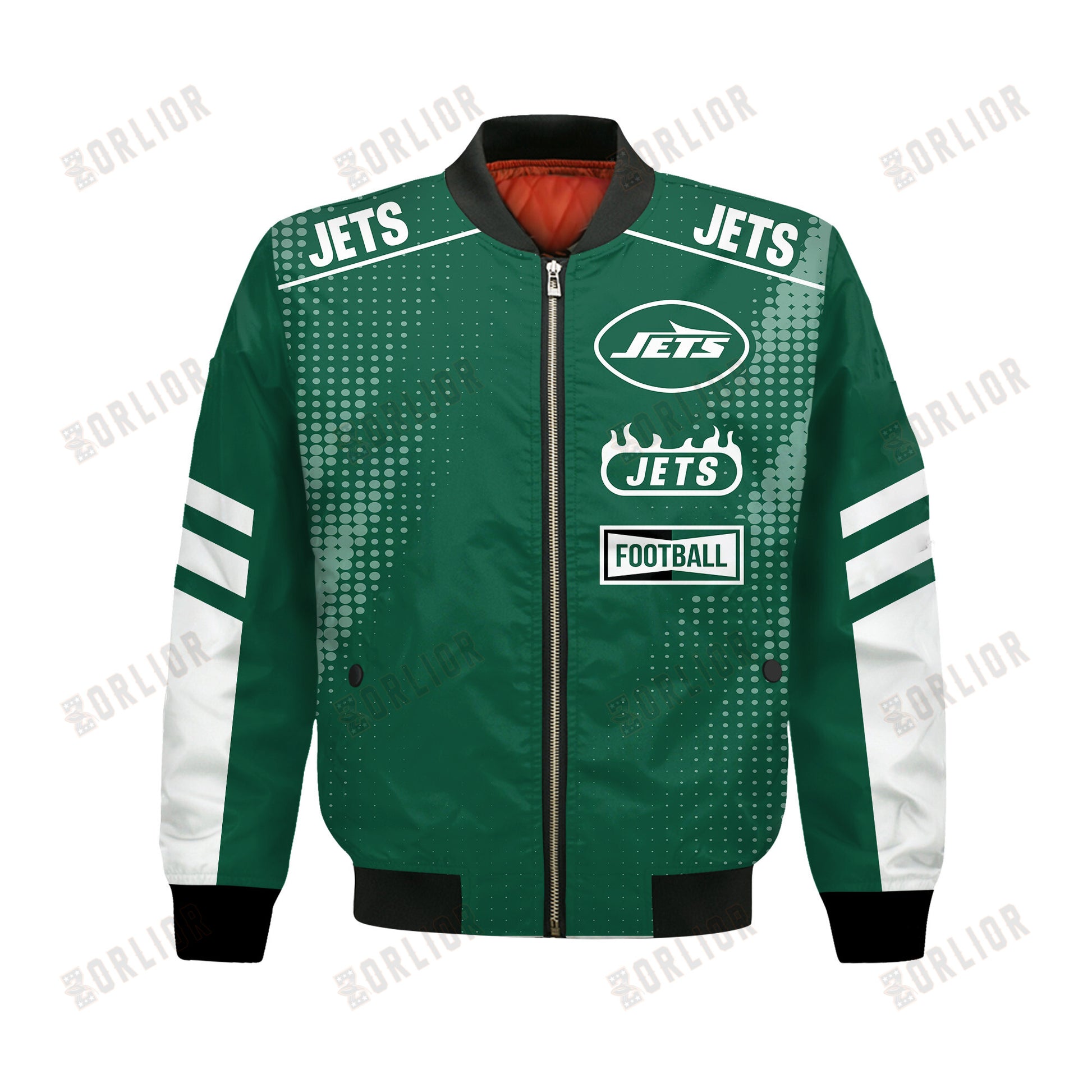 New York Jets Football Team 2024 - 25 The Light Of The Star Bomber Jacket