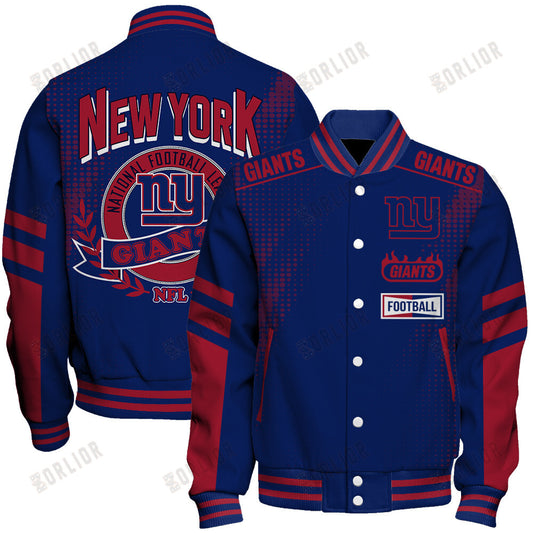 New York Giants Football Team 2024 - 25 The Light Of The Star Unisex Varsity Jacket