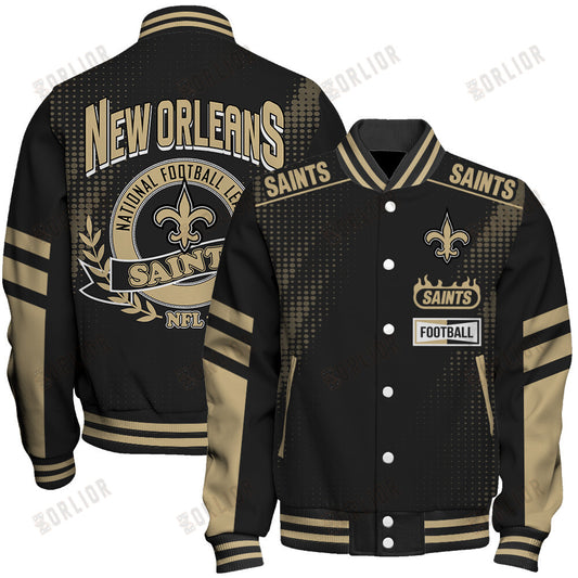 New Orleans Saints Football Team 2024 - 25 The Light Of The Star Unisex Varsity Jacket
