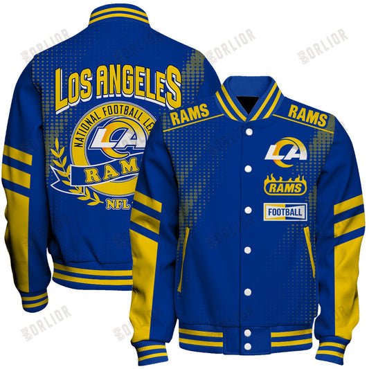 Los Angeles Rams Football Team 2024 - 25 The Light Of The Star Unisex Varsity Jacket