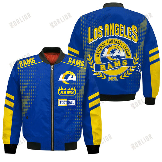 Los Angeles Rams Football Team 2024 - 25 The Light Of The Star Bomber Jacket