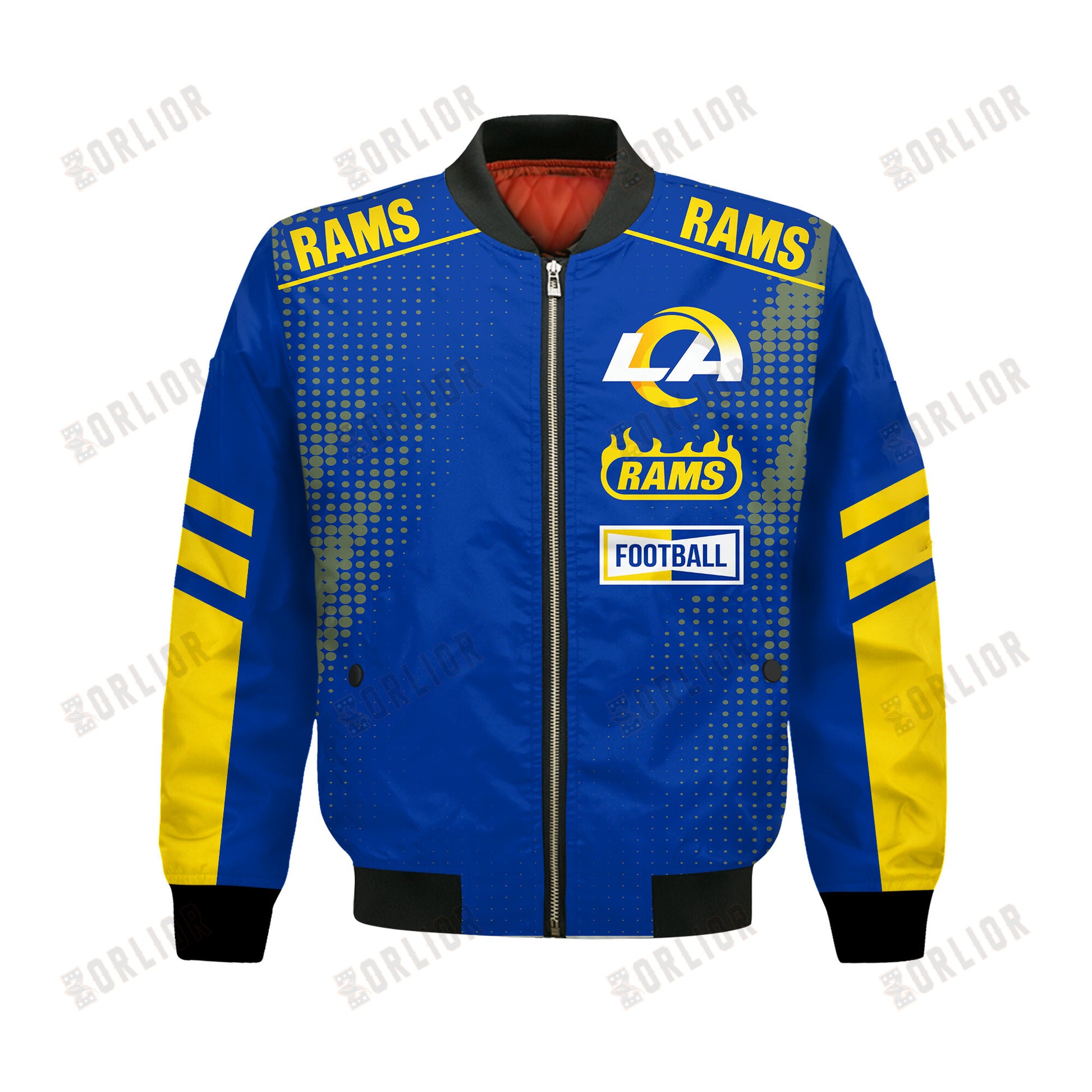 Los Angeles Rams Football Team 2024 - 25 The Light Of The Star Bomber Jacket