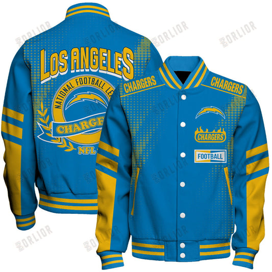 Los Angeles Chargers Football Team 2024 - 25 The Light Of The Star Unisex Varsity Jacket