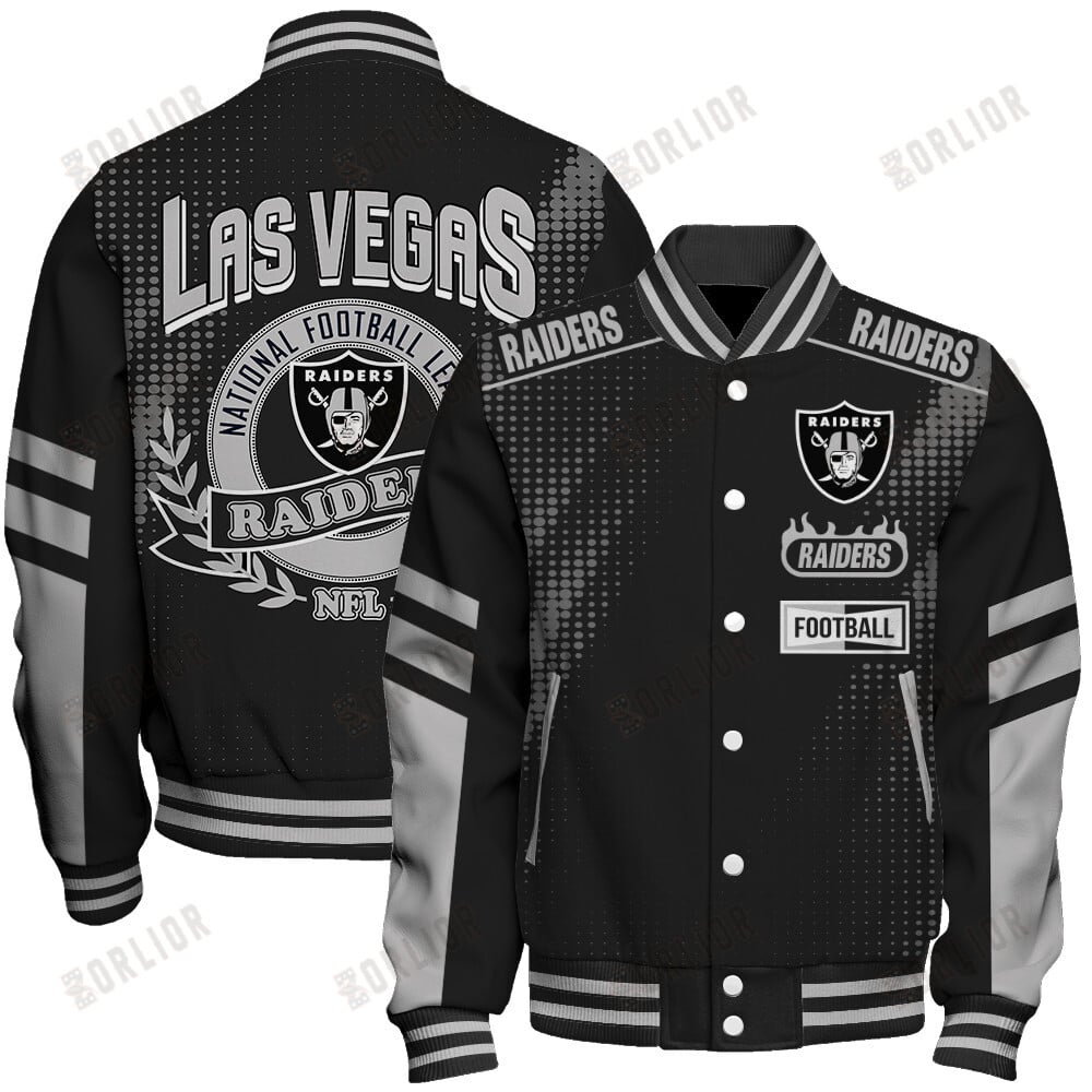 Las Vegas Raiders Football Team 2024 - 25 The Light Of The Star Unisex Varsity Jacket