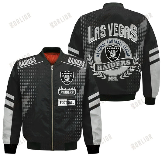 Las Vegas Raiders Football Team 2024 - 25 The Light Of The Star Bomber Jacket