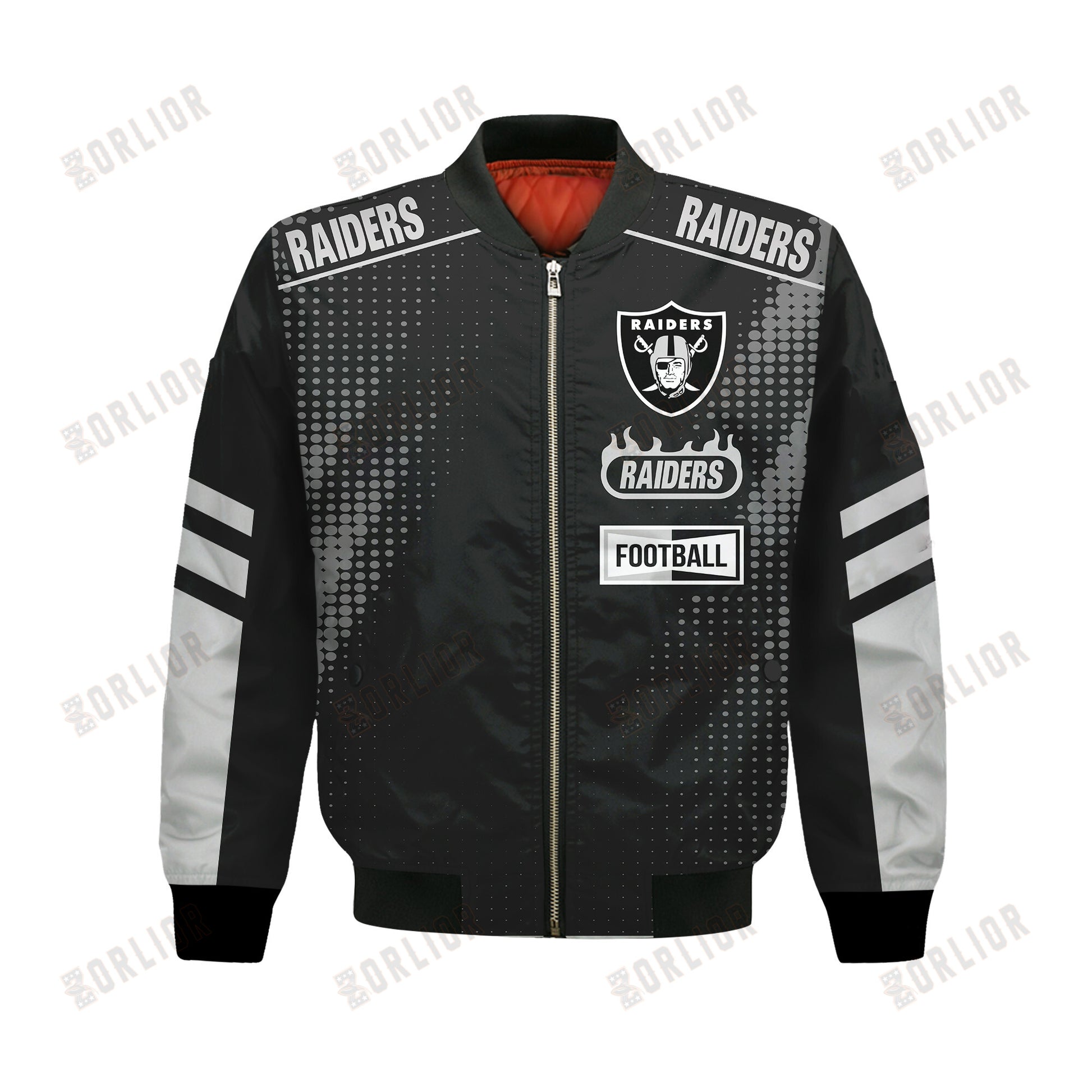 Las Vegas Raiders Football Team 2024 - 25 The Light Of The Star Bomber Jacket