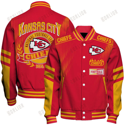 Kansas City Chiefs Football Team 2024 - 25 The Light Of The Star Unisex Varsity Jacket