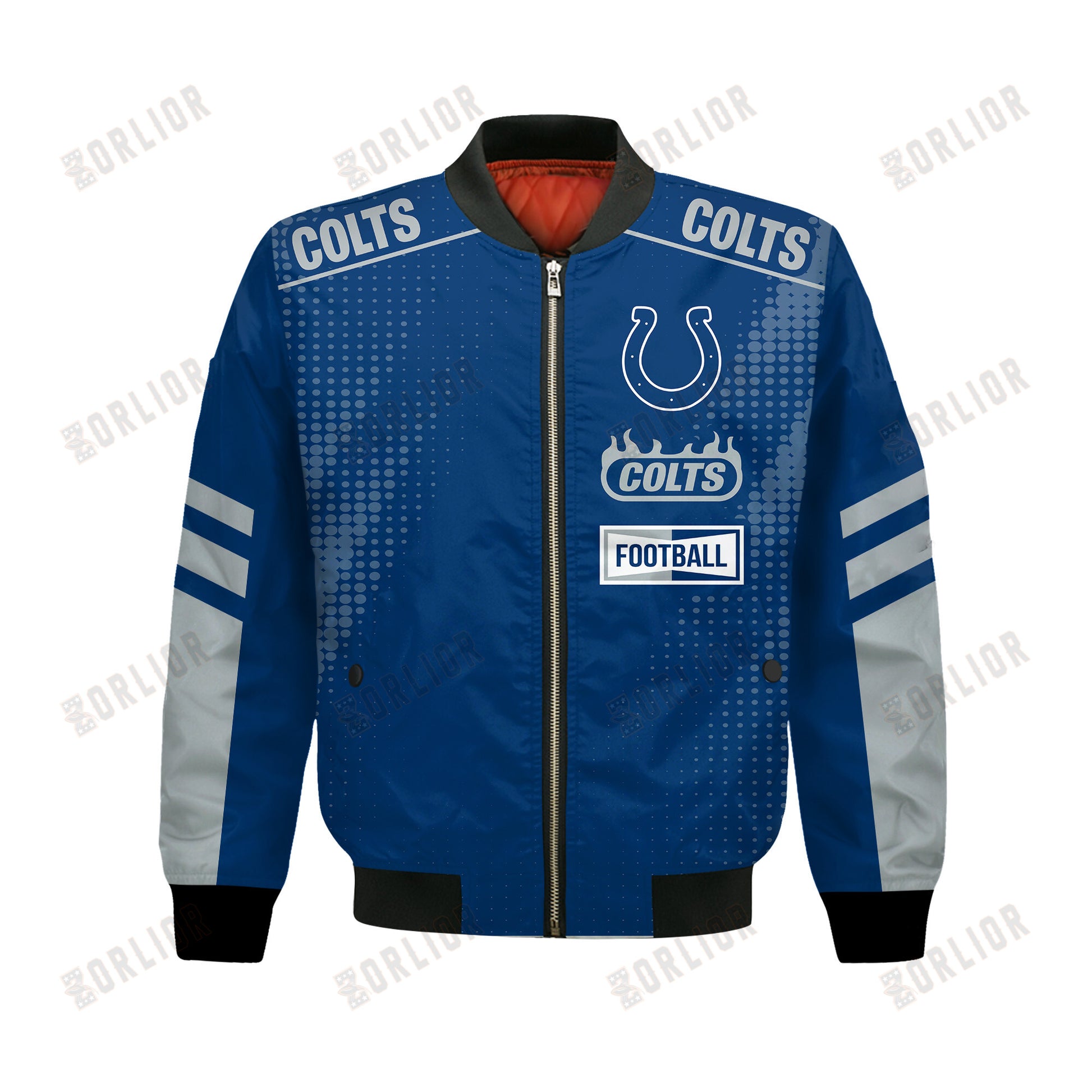 Indianapolis Colts Football Team 2024 - 25 The Light Of The Star Bomber Jacket
