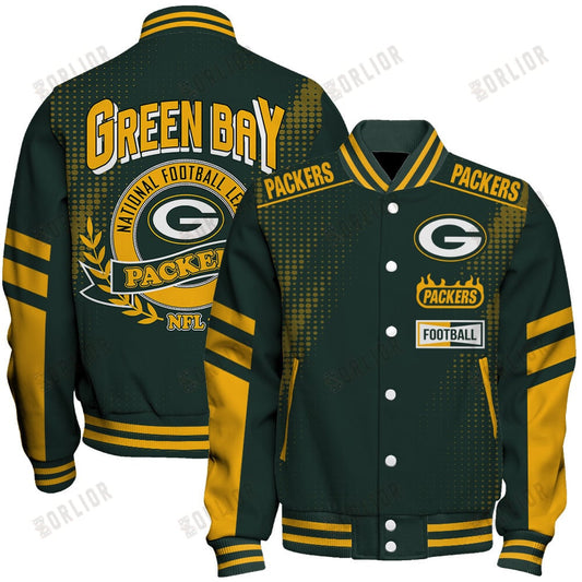 Green Bay Packers Football Team 2024 - 25 The Light Of The Star Unisex Varsity Jacket