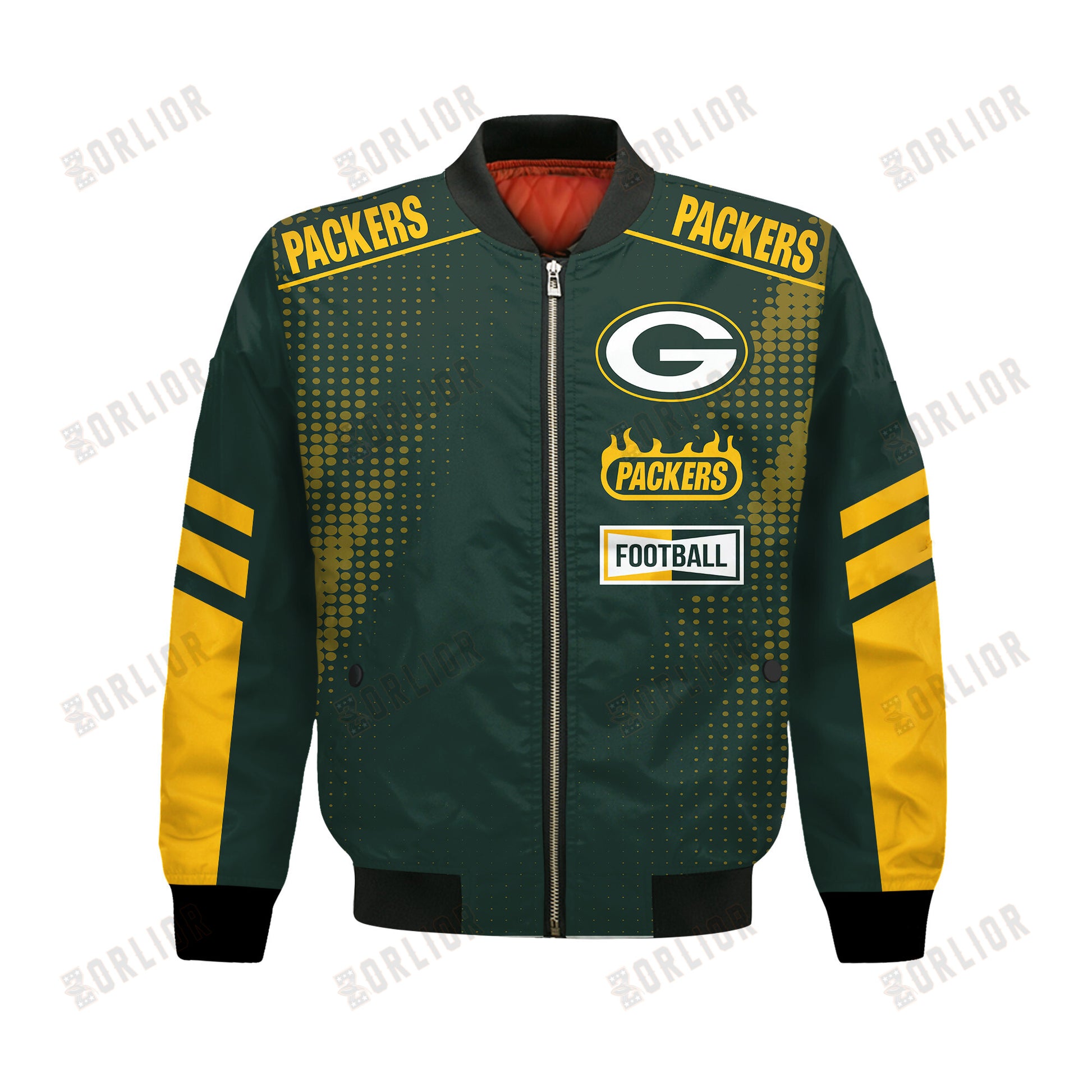 Green Bay Packers Football Team 2024 - 25 The Light Of The Star Bomber Jacket