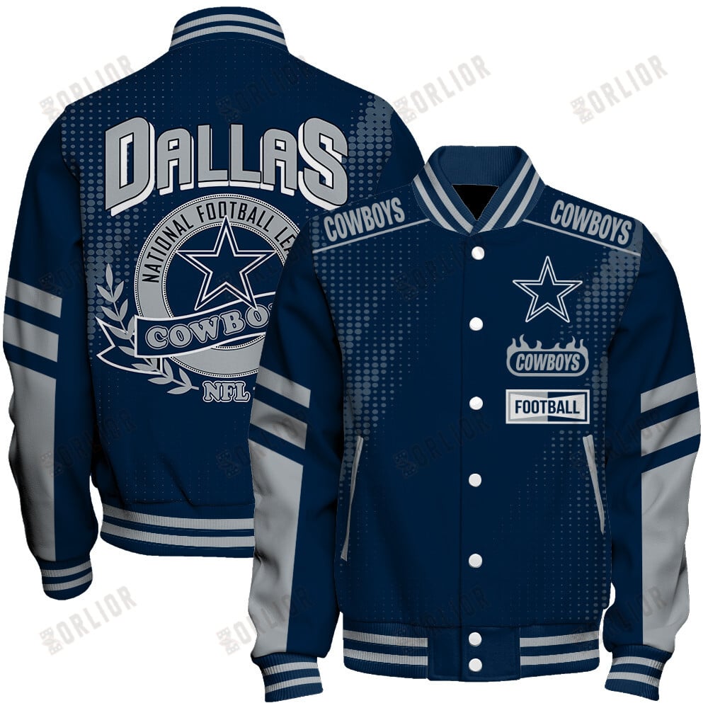 Dallas Cowboys Football Team 2024 - 25 The Light Of The Star Unisex Varsity Jacket