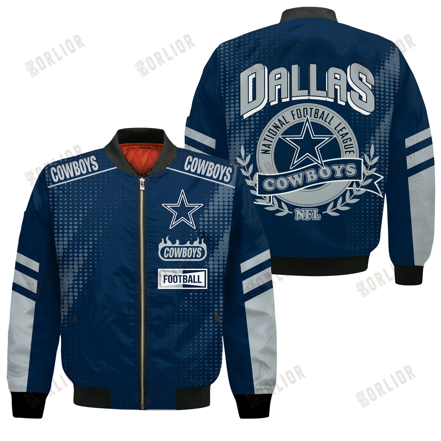 Dallas Cowboys Football Team 2024 - 25 The Light Of The Star Bomber Jacket
