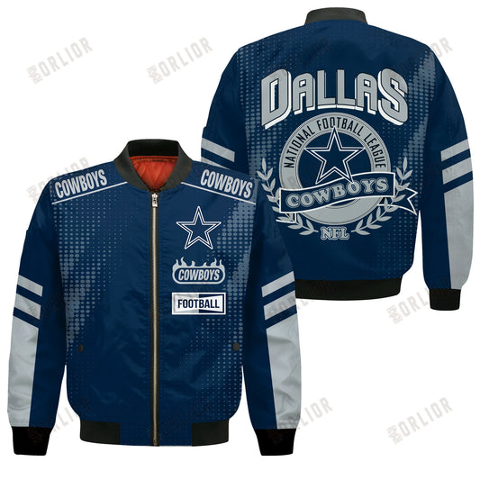 Dallas Cowboys Football Team 2024 - 25 The Light Of The Star Bomber Jacket