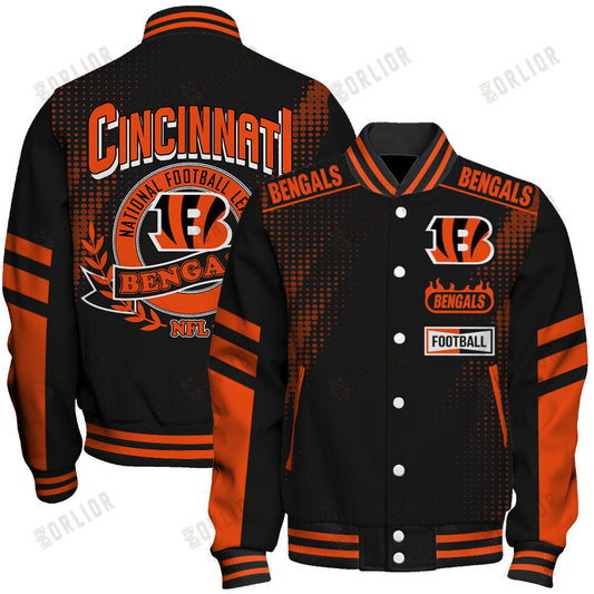 Cincinnati Bengals Football Team 2024 - 25 The Light Of The Star Unisex Varsity Jacket
