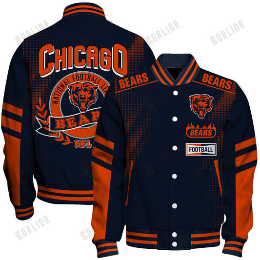 Chicago Bears Football Team 2024 - 25 The Light Of The Star Unisex Varsity Jacket
