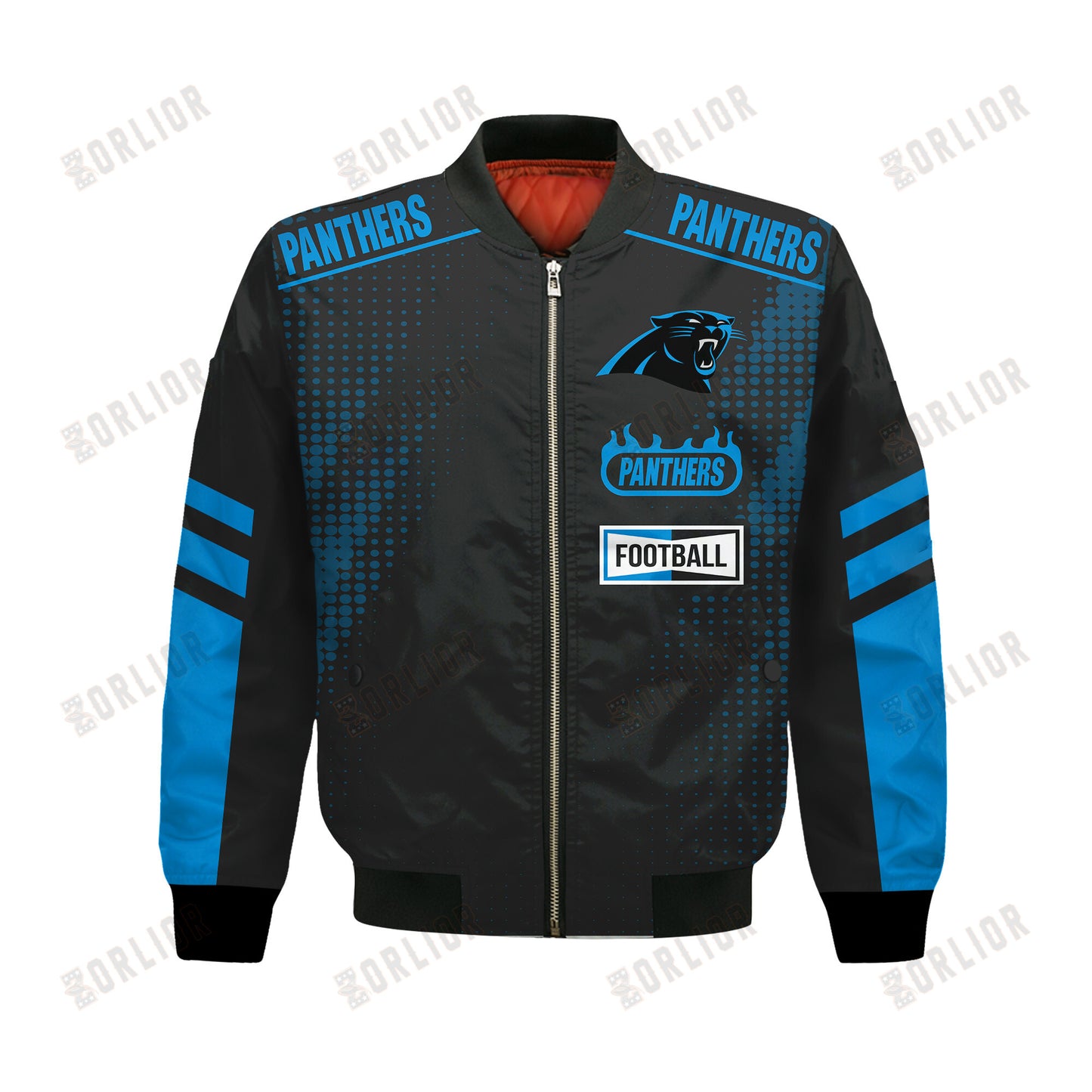 Carolina Panthers Football Team 2024 - 25 The Light Of The Star Bomber Jacket