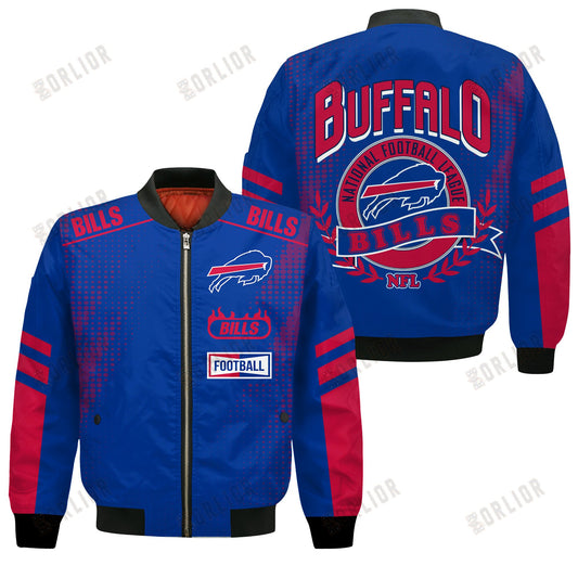 Buffalo Bills Football Team 2024 - 25 The Light Of The Star Bomber Jacket