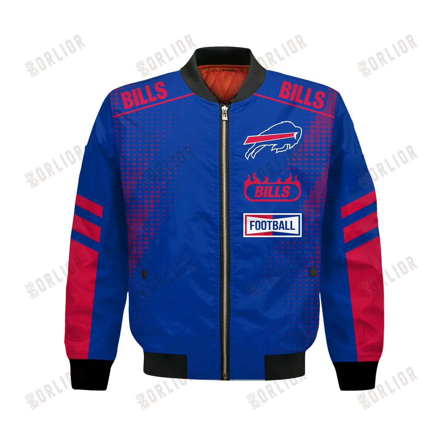 Buffalo Bills Football Team 2024 - 25 The Light Of The Star Bomber Jacket