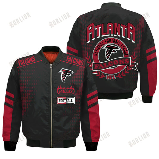 Atlanta Falcons Football Team 2024 - 25 The Light Of The Star Bomber Jacket