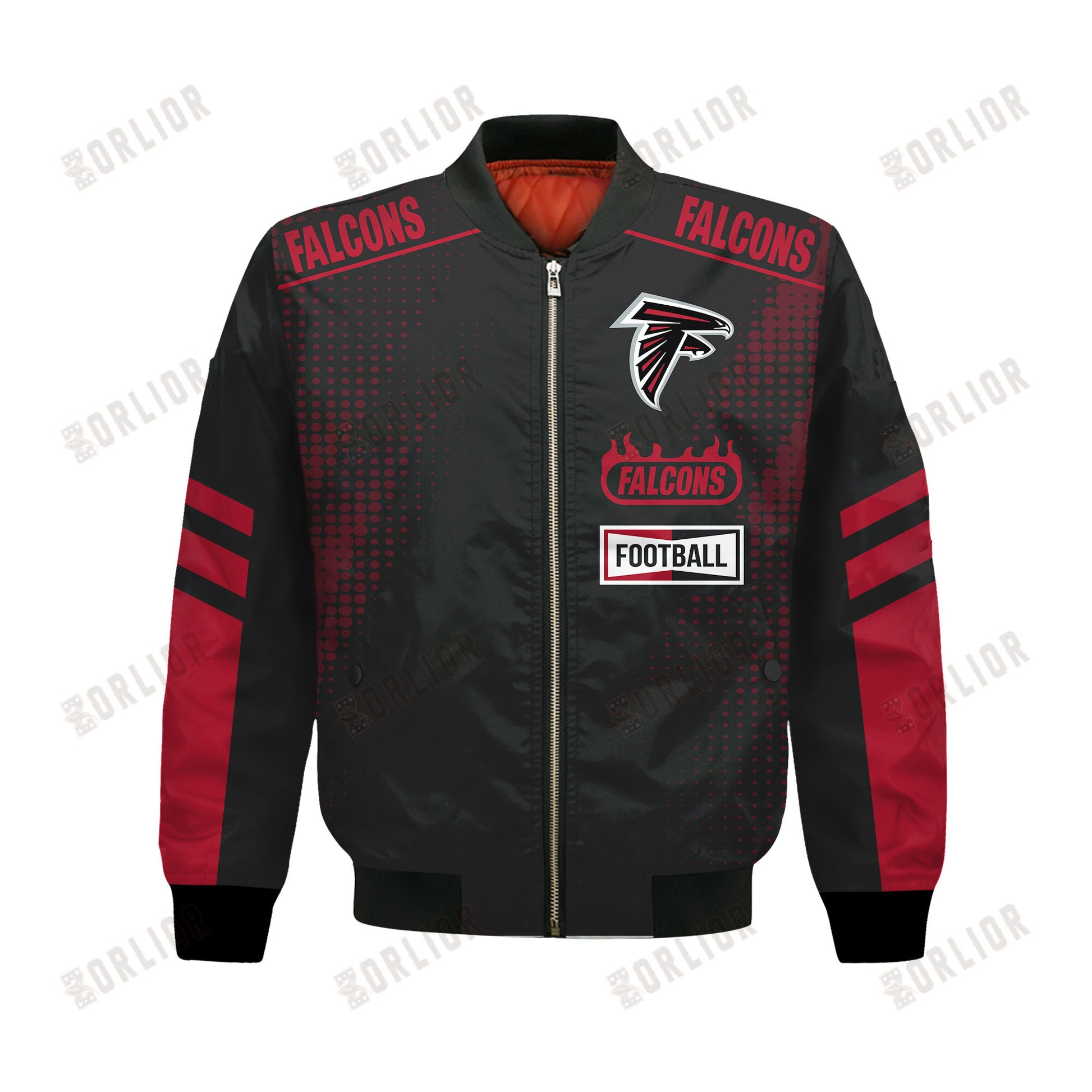 Atlanta Falcons Football Team 2024 - 25 The Light Of The Star Bomber Jacket