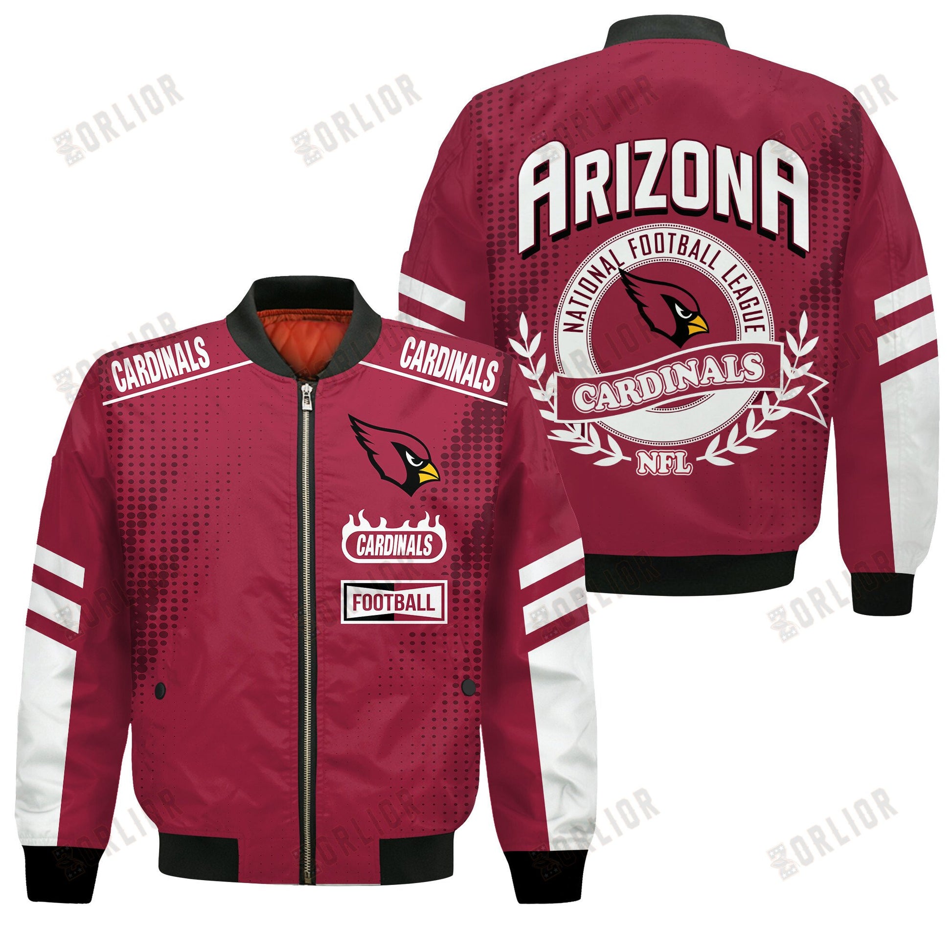 Arizona Cardinals Football Team 2024 - 25 The Light Of The Star Bomber Jacket