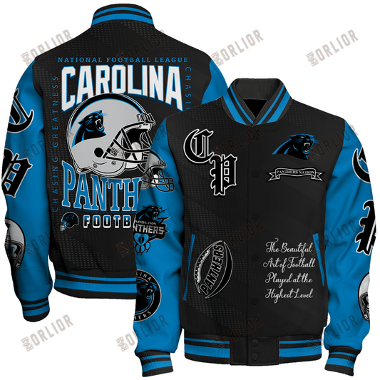 Carolina Panthers  2024 American Football Conference Unisex Varsity Jacket V3