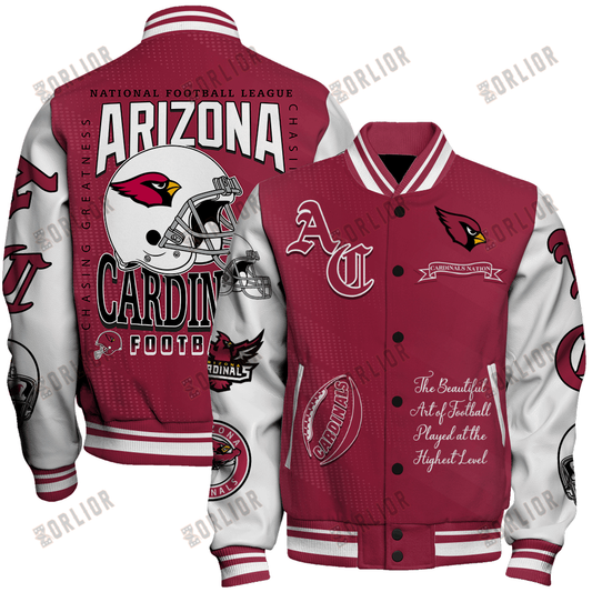 Arizona Cardinals  2024 American Football Conference Unisex Varsity Jacket V3