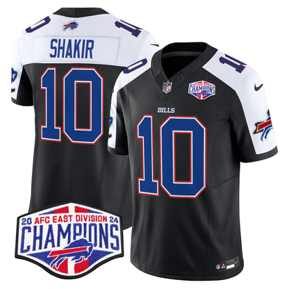 Bills 2024 AFC East Division Champions Vapor Limited Jersey - All Stitched