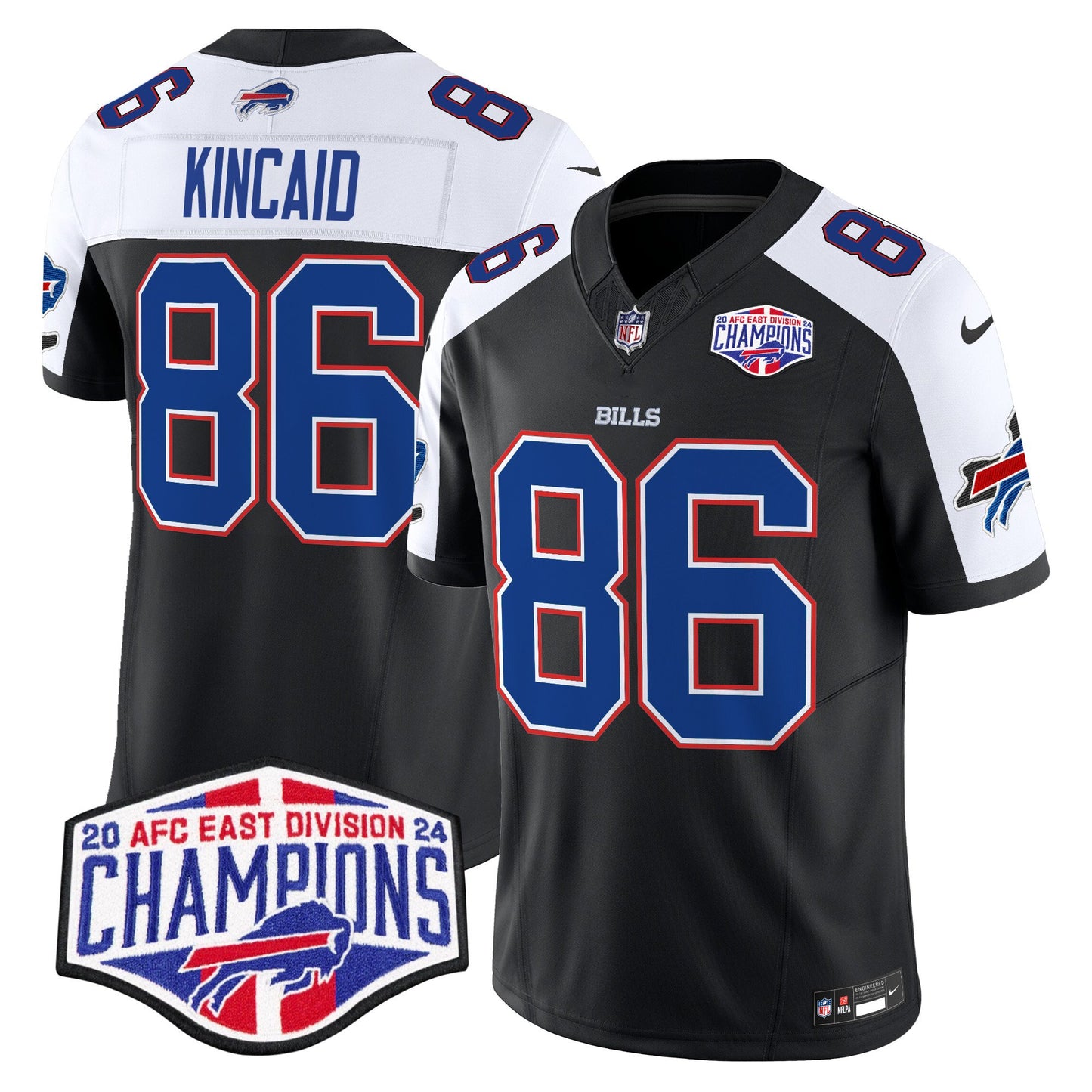 Bills 2024 AFC East Division Champions Vapor Limited Jersey - All Stitched