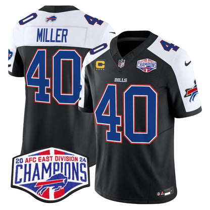 Bills 2024 AFC East Division Champions Vapor Limited Jersey - All Stitched