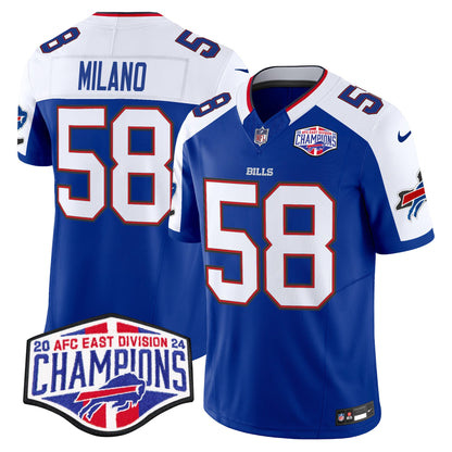 Bills 2024 AFC East Division Champions Vapor Limited Jersey - All Stitched