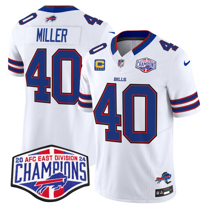 Bills 2024 AFC East Division Champions Vapor Limited Jersey - All Stitched