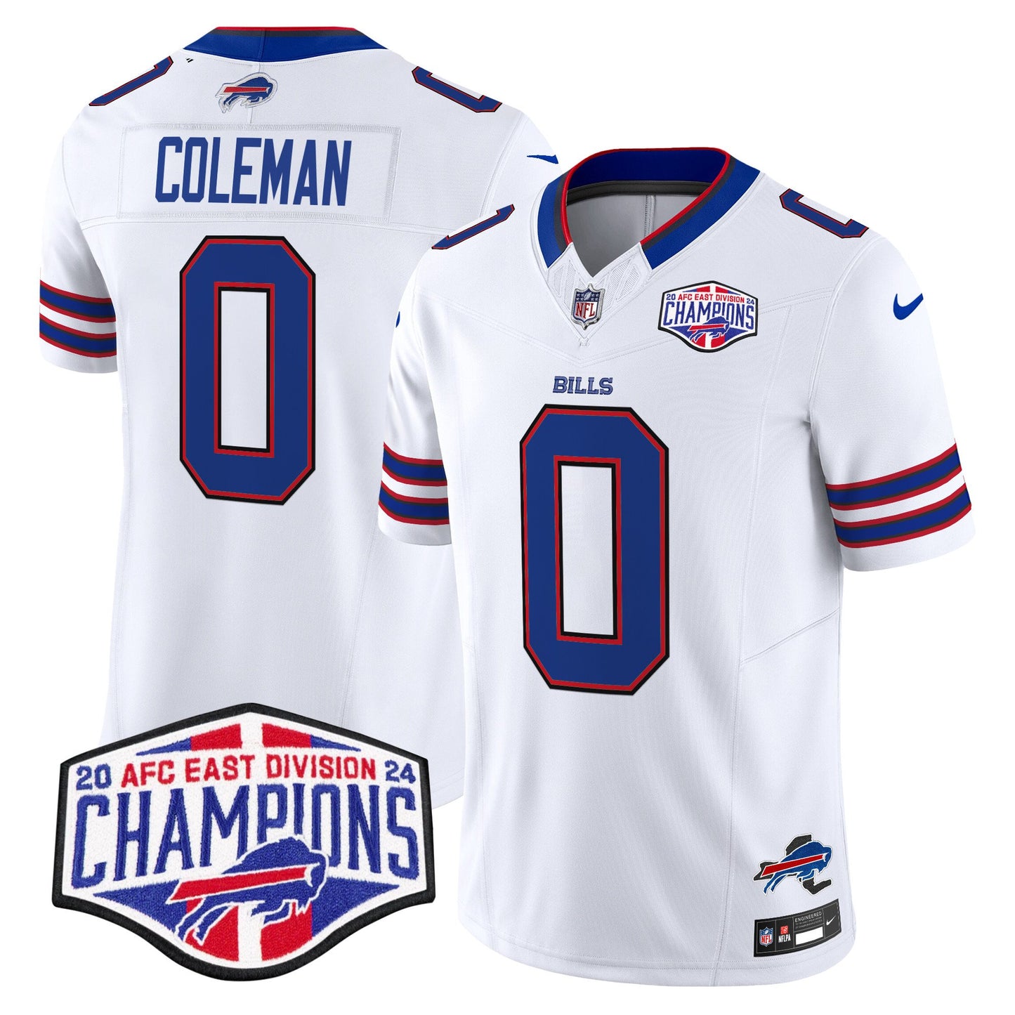 Bills 2024 AFC East Division Champions Vapor Limited Jersey - All Stitched