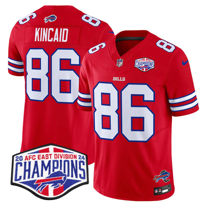 Bills 2024 AFC East Division Champions Vapor Limited Jersey - All Stitched